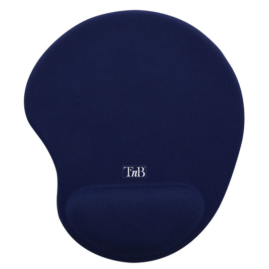 TNB Tapis de souris ergonomique avec repose-poignet bleu