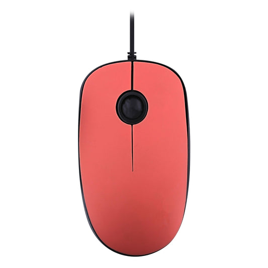 TNB Souris filaire USB-A & USB-C SUNSET rouge