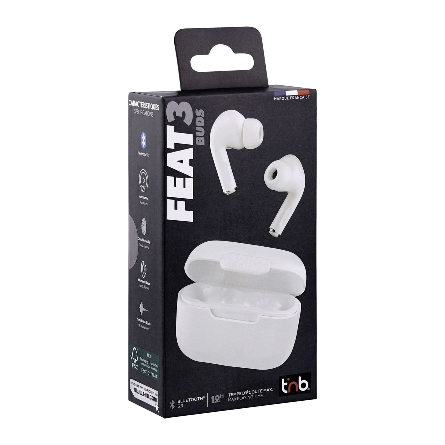 TNB Écouteurs sans fil TWS FEAT 3