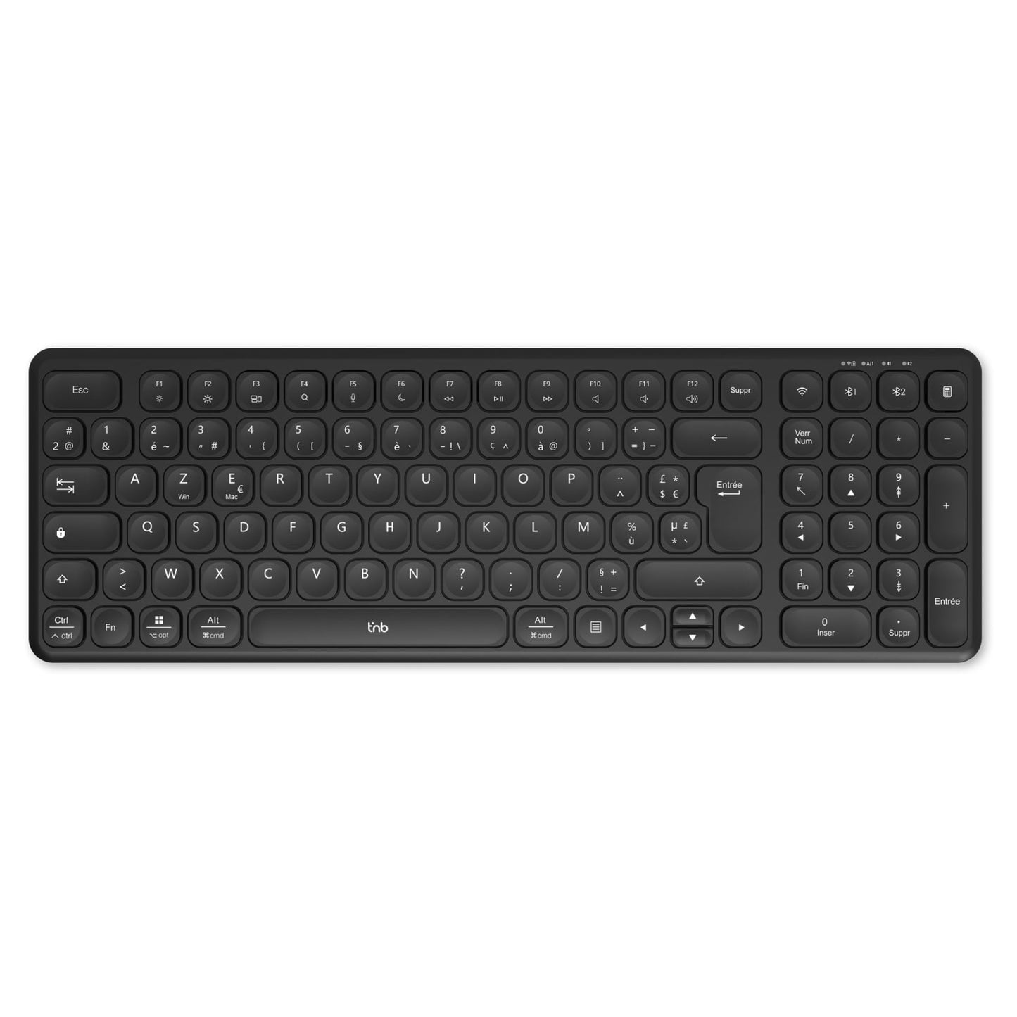 TNB Clavier sans fil rechargeable SLIM PRO - AZERTY (FR)