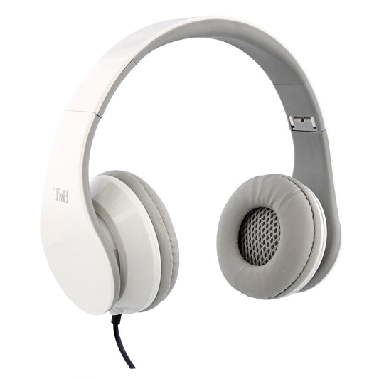 Casque filaire STREAM – Jack 3,5 mm – Blanc