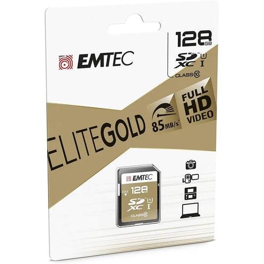 Carte mémoire Emtec SDXC – 128 Go Class 10 UHS-I